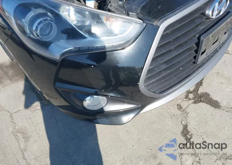 2016 Hyundai Veloster Turbo z USA, uszkodzony, nr VIN KMHTC6AEXGU254265